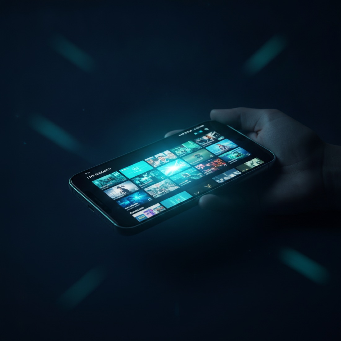 La app de Más Megas en un celular